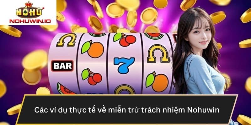 Các ví dụ thực tế về miễn trừ trách nhiệm Nohuwin
